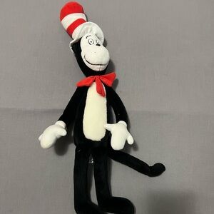 Vintage 2003 bendable dr.seuss cat in the hat 21” official movie merchandise